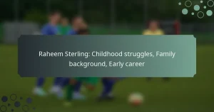 Raheem Sterling: Childhood struggles, Family background, Early career